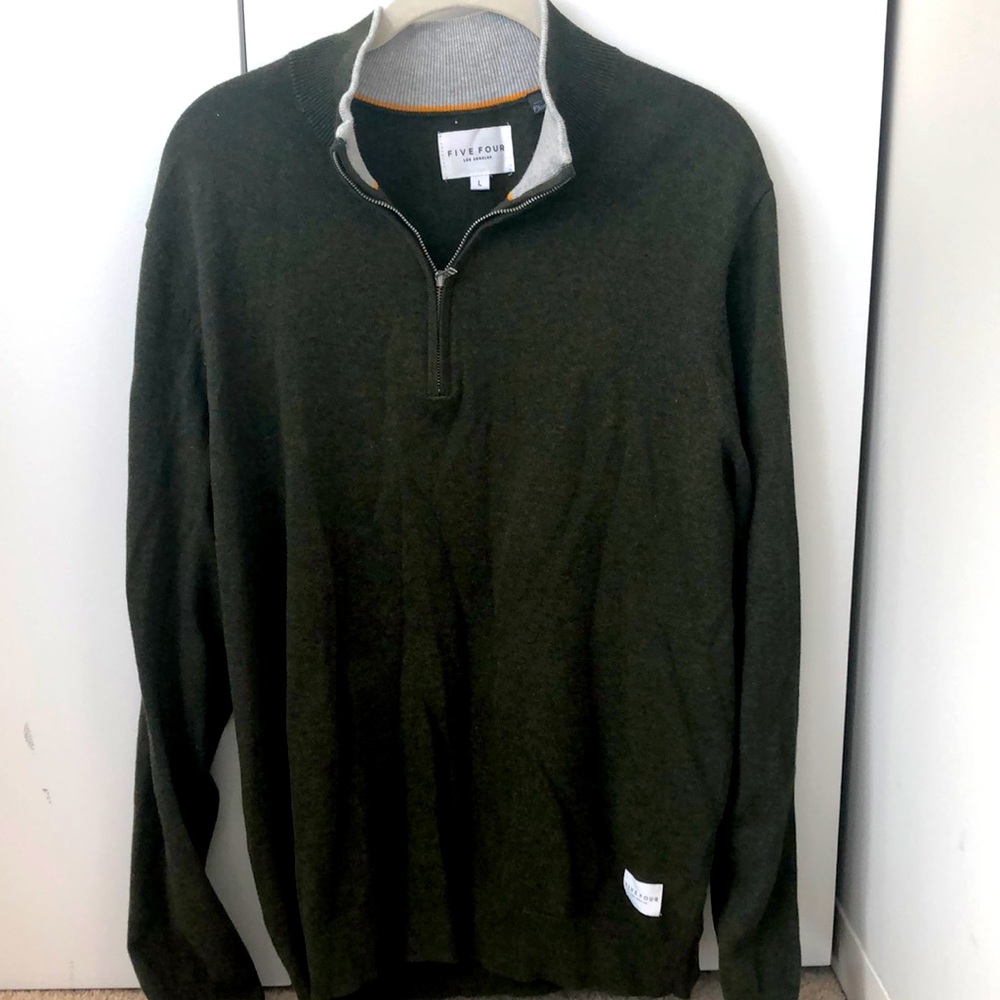 FIVE FOUR quarter zip sweater